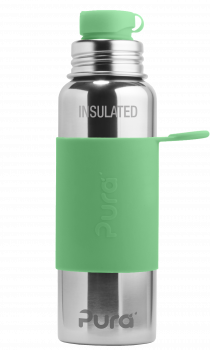 Pura Stainless steel Insulated Sport bottle 600ml Sleeve